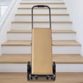 thumbnail image 4 of Miumaeov Stair Climbing Cart 330lbs Capacity Portable Folding Trolley with 6+2 Wheel All Terrain Heavy Duty Stair Climber Hand Truck with Adjustable Handle, 4 of 18