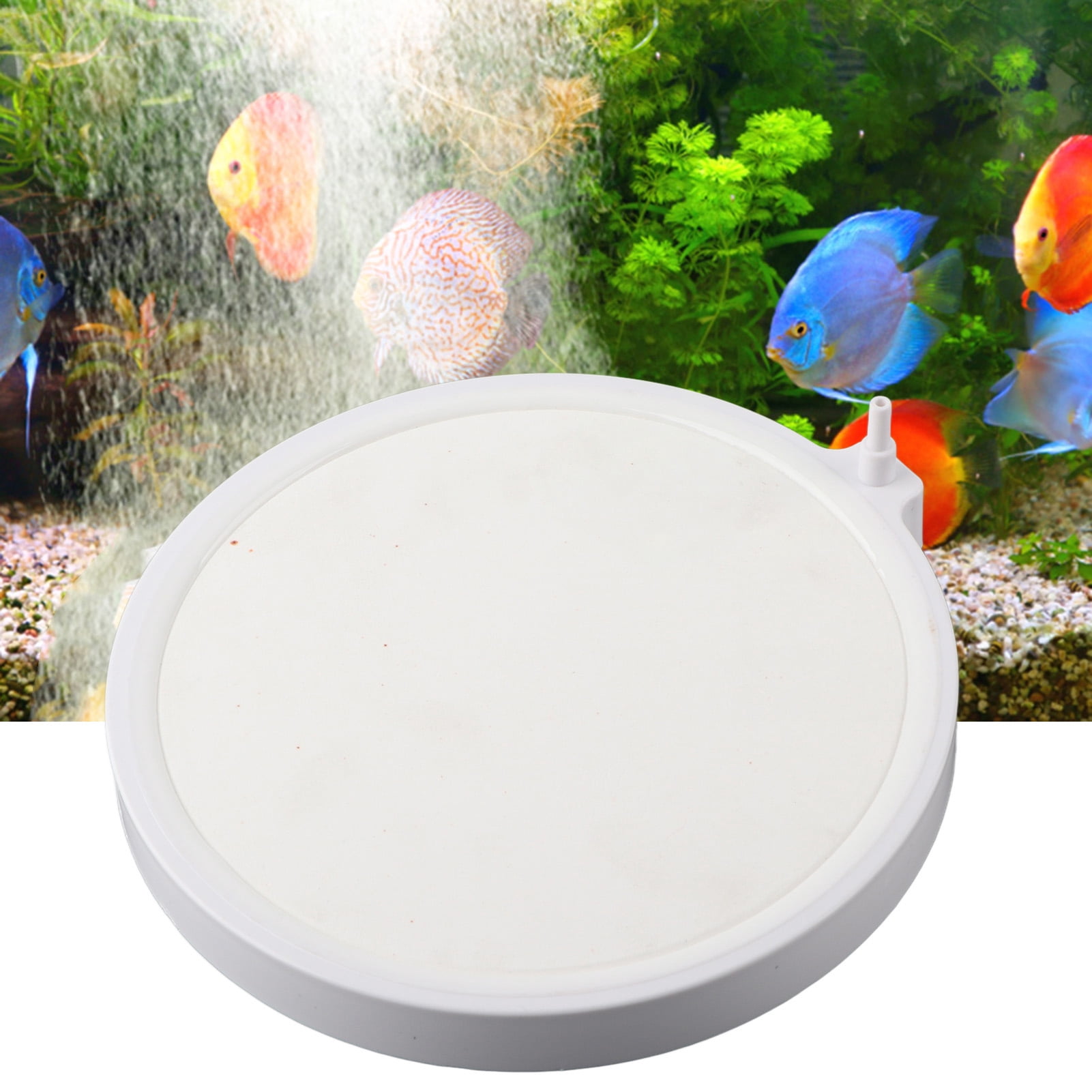 LAZIOEGR Fish Tank Aquarium Air Refiner Oxygen Pump Nano Bubble Stone C-200 8.7 inches / 22 cm