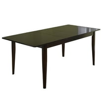 TMS Tilo 75" Indoor Butterfly-Leaf Dining Table, Wenge