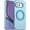 Blue, variant on KOMI Magnetic Case Compatible for Google Pixel 9A Case Wireless Charging,[Compatible with MagSafe] Translucent Matte PC TPU Thin Bumper for Google Pixel 9A Phone Case Clear Blue