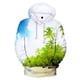 thumbnail image 4 of Sudadera con capucha de árbol de playa, molino de viento, vacaciones, 3D, para hombre, informal, de manga larga, para otoño, ropa de calle de gran tamaño, 4 of 5