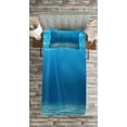 thumbnail image 3 of Ambesonne Ocean Quilted Bedspread Set 2 Pcs, Underwater Wilderness, Twin Size, Blue Turquoise, 3 of 3