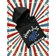thumbnail image 3 of Yes It's My Birthday 4Th July Hoodie Women -Image by Shutterstock, Female 3X-Large, 3 of 4