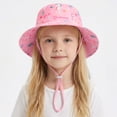 thumbnail image 2 of Outdoor Sun Hat For Toddler Baby Kids Fishing Hat UPF 50+ Breathable Sun Hat Beach Hat,3-6 Years,Mint Green Hat, 2 of 5