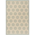 thumbnail image 4 of SAFAVIEH Beach House Callahan Geometric Indoor/Outdoor Area Rug Cream/Aqua, 7'10" x 10', 4 of 8