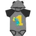 thumbnail image 3 of Inktastic First Birthday Monster Boys or Girls Baby Bodysuit, 3 of 5