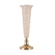 thumbnail image 5 of Florero de trompeta para boda, centros de mesa, decoración decorativa de mesa, Metal dorado para el hogar, cumpleaños, pasillo, comedor, 5 of 9