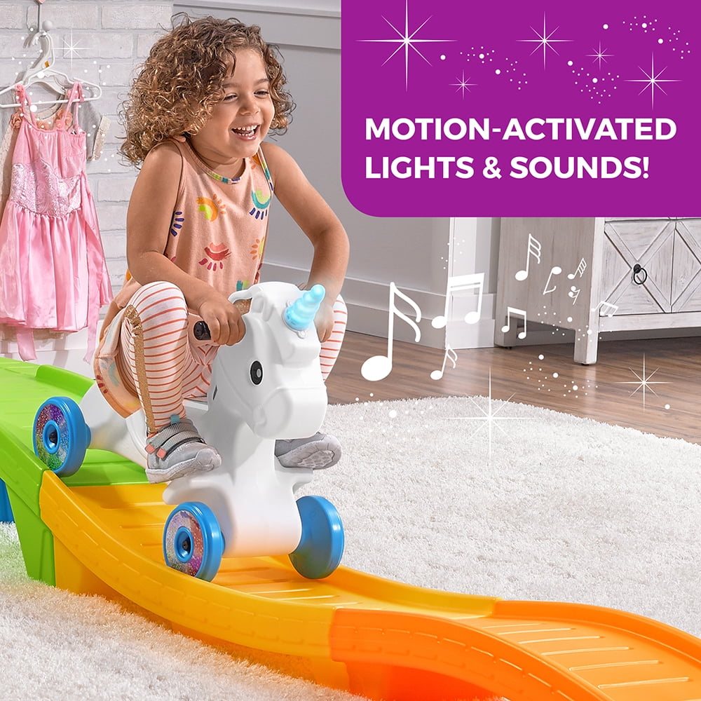 Step2 Unicorn Up & Down Coaster Ride-on Toy - 3