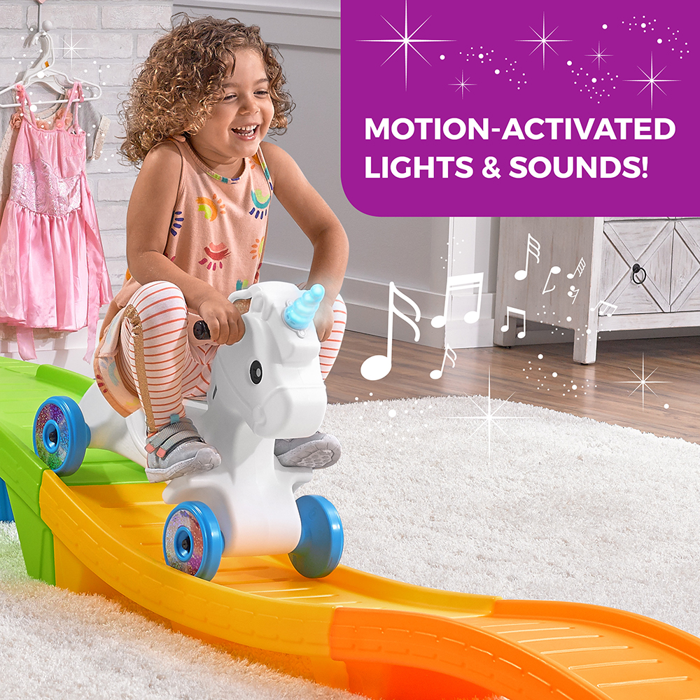 Step2 Unicorn Up and Down Roller Coaster Ride-On photo 4