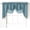 Blue, variant on Ultra Elegant Clipped Jacquard Georgette Fringed Window Valance With an Attached Sheer Swag by GoodGram - Spice