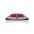 thumbnail image 1 of Tail Light Assembly - Compatible/Replacement for '13-15 Lexus RX350/RX450h (Canada Built) - Inner On Liftgate - Pair, Left Driver + Right Passenger Set - 815800E040, 815900E050, 1 of 2