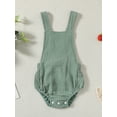 thumbnail image 3 of Bagilaanoe Newborn Baby Girl Boy Rompers Sleeveless Bodysuit 3M 6M 12M 18M Infant Overall Shorts Summer One Piece Jumpsuit, 3 of 8