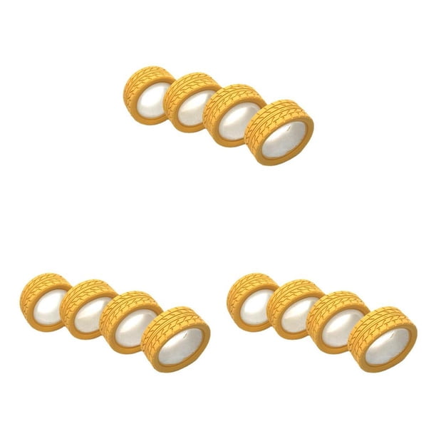 Neumáticos de coche de control remoto Vogacara 1/18 goma 4 Uds