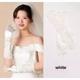 thumbnail image 2 of Guantes Satín Largos, 15 Años, Novia, Disfraz, Fiesta Elegan, 2 of 4