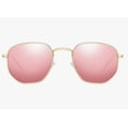 thumbnail image 2 of Lentes De Sol Cuadrados Espejados Metal Polarizados Rosa, 2 of 4
