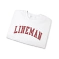 thumbnail image 3 of Lineman Sweatshirt Gifts Crew Neck Shirt Long Sleeve Unisex, 3 of 5