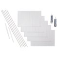 thumbnail image 1 of FASÄDE Rain Decorative Vinyl Backsplash 15 sq ft Kit in Matte White, 1 of 6