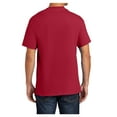 thumbnail image 2 of Mens Essential Cotton T Shirt with Pocket Red 4XL, 2 of 6