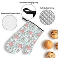 thumbnail image 3 of Cauagu Cute Rabbit And Heart Print Oven Mitts and Pot Holders 4 pcs Set,Extra Thicken Long Kitchen Oven Glove Potholders BBQ Gloves-Oven Mitts and Pot Holders(11 Inch), 3 of 6