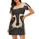 thumbnail image 1 of Easygdp Retro Raccoon Graphic Print Camisón de manga corta para mujer, informal, estampado, 1 of 6