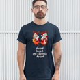 thumbnail image 3 of Tee Hunt Stressed Blessed and Christmas Obsessed T-Shirt Funny Reindeers Men's Tee, Navy Blue, 5X-Large, 3 of 5