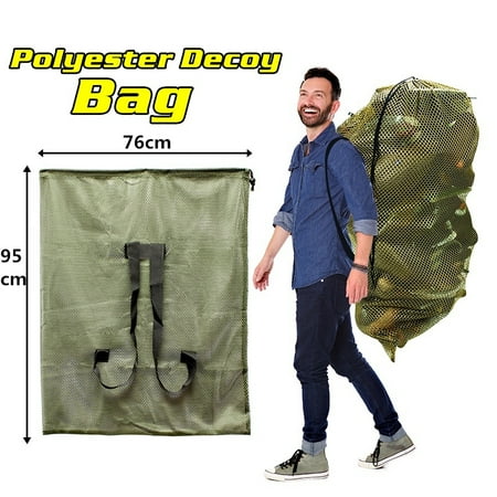 - Large Size Hunting Mesh Decoy Bag Decoy Backpack Mesh Turkey Goose Duck Decoy Bag