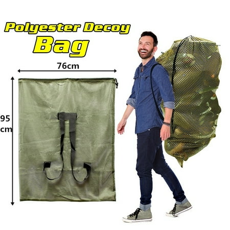 Large Size Hunting Mesh Decoy Bag Decoy Backpack Mesh Turkey Duck ith Shoulder Straps Duck Goose Hunting