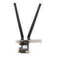 thumbnail image 1 of Adaptador de Tarjeta de Red Inalámbrico, Adaptador de Tarjeta de Red MT7925 5400Mbps de Baja Latencia PCIEX1 TRI BANDA TRI ALTA VELOCIDAD PARA COMPUTADORA DE ESCORTORIO, 1 of 7