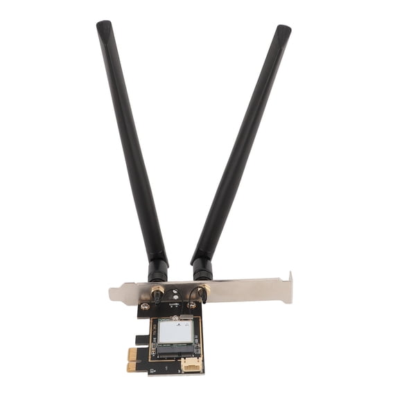 Adaptador De Red Inalámbrico, Adaptador De Tarjeta De Red Estable De 5400Mbps PCIEx1 MT7925 Compatible Con MU MIMO Tri Band Para Computadora Portátil