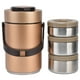 thumbnail image 2 of Fiambrera al Vacío, Fiambrera Térmica Interior de Doble Vacío de Acero inoxidable de 2300 ml, Contenedor de Alimentos Portátil A Prueba de Fugas de 3 Capas Con Asa Para Picnic, 2 of 7