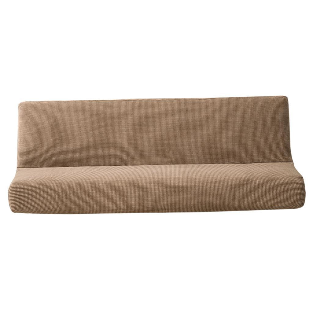 NonSlip Armless Sofa Cover Full Folding Sofa Bed Slipcover Coffee S