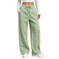 HKYNLAG Womens Barrel Wide Leg Sweatpants Baggy Pleated Y2k Track Pants ...