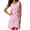 Pink, variant on Womens Summer Dresses, Women's Flowy Chiffon Tiered Cocktail Dress Diamond Crewneck Sleeveless Layered Knee Length Wedding Guest Dresses