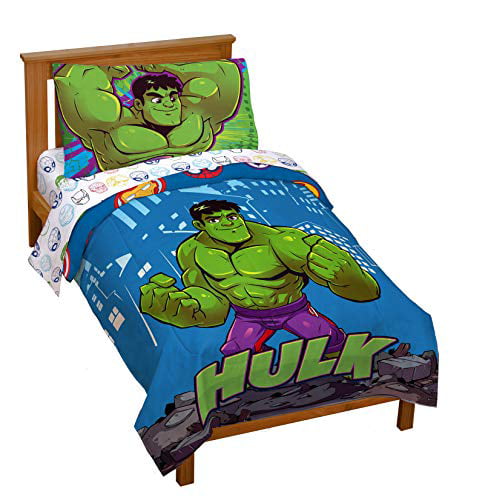 Super Hero Adventures Hulk Out Toddler, Incredible Hulk Queen Bedding