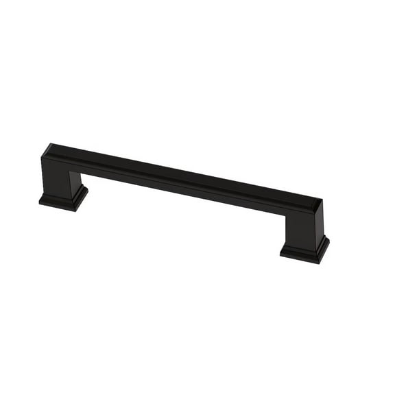 Allen   Roth P44270W-FB 5 1/16" Beaumont Matte Black Cabinet Drawer Pull