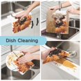 thumbnail image 2 of 6 Pieces Thickened Double Polyester Fleece Kitchen Towel - 28x28cm Strongly Absorb Water & Oil Stain Removal，Cute Highland Cow, 2 of 8