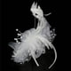 thumbnail image 4 of Elegant Tea Party Fascinator Hat for Women - Feather Mesh Net Veil with Feather Trim - Perfect for Weddings, Halloween Parties, and Special Occasions, 4 of 5