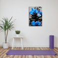 thumbnail image 4 of ZHONGYUTONG Bathroom Wall Art Orchid Flower with Black Zen Stone Pictures SPA Candle Picture Prints Still Life Canvas Painting for Meditation Spiritual Room Decor (20.00" x 30.00"), 4 of 6