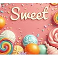 thumbnail image 4 of Yatrandify Colorful Design Sweet Banner Candy Theme Decorative Design for Kids Party Celebration Holiday, 4 of 8