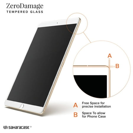 SaharaCase - ZeroDamage Screen Protector for Apple® iPad® Pro 9.7", iPad® Air, iPad® Air 2, iPad 9.7" (2017) - Clear