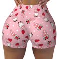 thumbnail image 2 of Fotbe Gnome With Heart Shorts Sin Costuras – Shorts Deportivos de Cintura Alta para Mujer, Elásticos para Gimnasio, Yoga, Running o Ciclismo-Small, 2 of 8