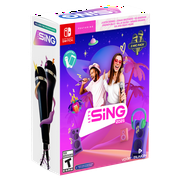 Lets Sing 2025 + 2 Microphones Bundle (Nintendo Switch)