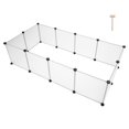 thumbnail image 2 of Pet Playpen for Small Dogs, Portable Plastic Yard Fence Puppy Kennel Crate Tent Indoor Outdoor, 2 of 7