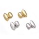 thumbnail image 5 of Juego de 2 parrillas para dientes de hip hop para hombre, color dorado y plateado, con colmillos de vampiro, tapas dobles para parrillas de rapero, joyería de moda para dientes, color plateado, 5 of 5