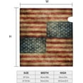 thumbnail image 5 of Patriotic Mailbox Covers Magnetic Standard Size 18" X 21" Vintage Grunge American USA Flag Mailbox Cover Decorations Wrap, 5 of 6