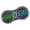 G27, variant on Two Round Screen Dashboard Display for Cars, HUD Speedometer View with Type-C Power and Driver Travel Readout Use