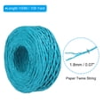 thumbnail image 2 of Unique Bargains 1 Roll Raffia Ribbon, 109 Yard Paper Twine String for Festival Gifts Wrapping, Sky Blue, 2 of 7