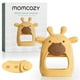 thumbnail image 1 of Mordedor para bebés Momcozy, silicona apta para uso alimentario, de 0 a 12 meses, color amarillo, 1 of 7