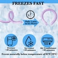 thumbnail image 4 of Tube de Refroidissement pour le Cou - Activités Extérieures avec Packs de Glace en Gel pour Climatisation Personnelle, Manchon de Refroidissement Portable Réutilisable pour le Cou, 4 of 5