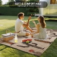 thumbnail image 5 of Outdoor Rug 4x6 Feet, Vintage Cactus Entryway Rugs Floor Mats, Washable Runner Rug Non Slip, Farmhouse Retro Brown Summer Botanical Indoor Outside Rugs for Patios/Porch/Camping, 5 of 9